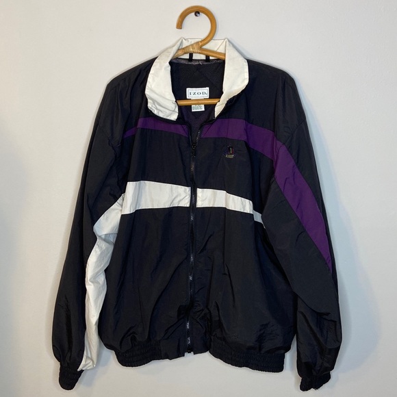 Izod Other - Izod Windbreaker Jacket 90s Vintage Full ZIP